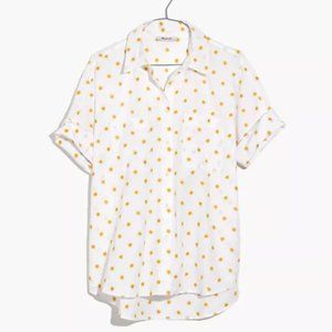 Madewell Sun Pattern Collared Blouse